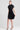Crepe Knit Cascade Dress