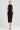 Crepe Knit Mock Neck Ruched Dress