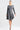 Compact Knit Asymmetric Long Sleeve Dress