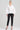 Cotton Poplin V-Neck Pleated Shirt