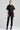 Techno Crepe Funnel Neck High Low Top