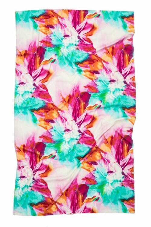 Floral Beach Towel - multi