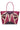 Woven Handbag With Fringe - multi