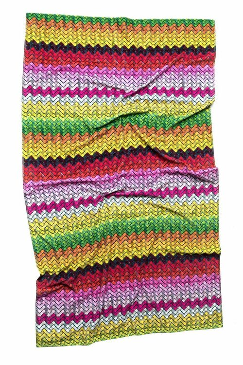 Waves Beach Towel - multi
