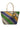 Woven Handbag With Tassels - multi