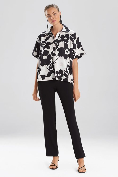 Anemone Garden Top - Black