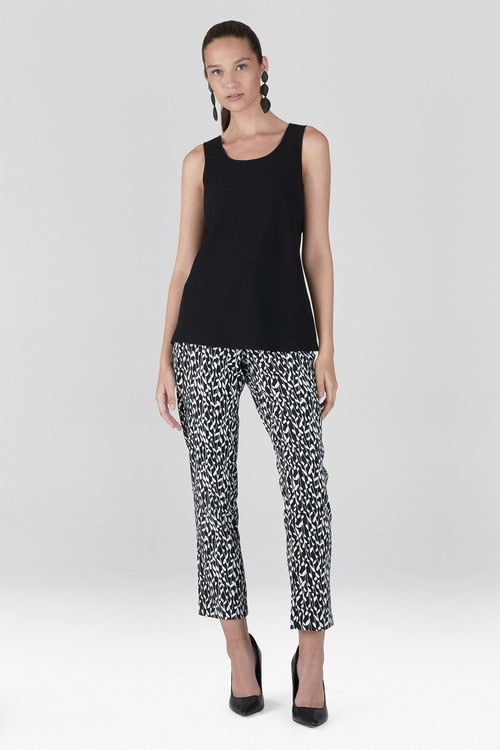 Solid Crepe Tank - Black