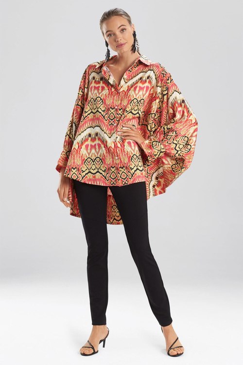 Suzani Batwing Blouse - multi