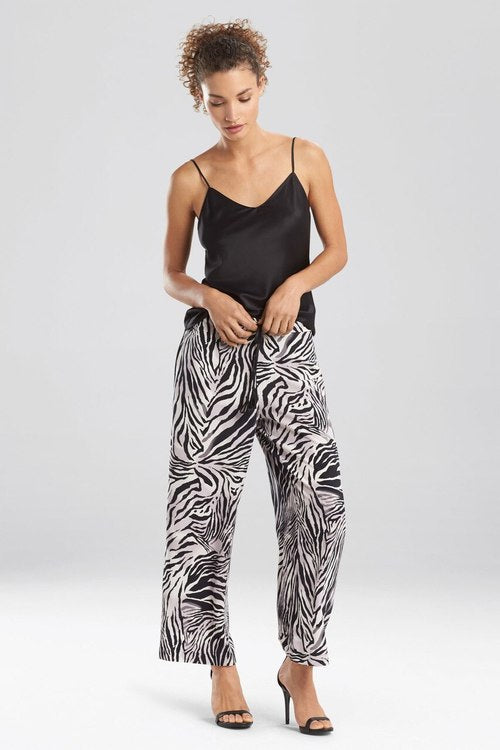 Zebra - Viscose Voile Pants - Black
