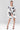 Zen Garden - Silky Soft Cape Dress - white with black