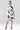Zen Garden - Silky Soft Shirt Dress - white with black