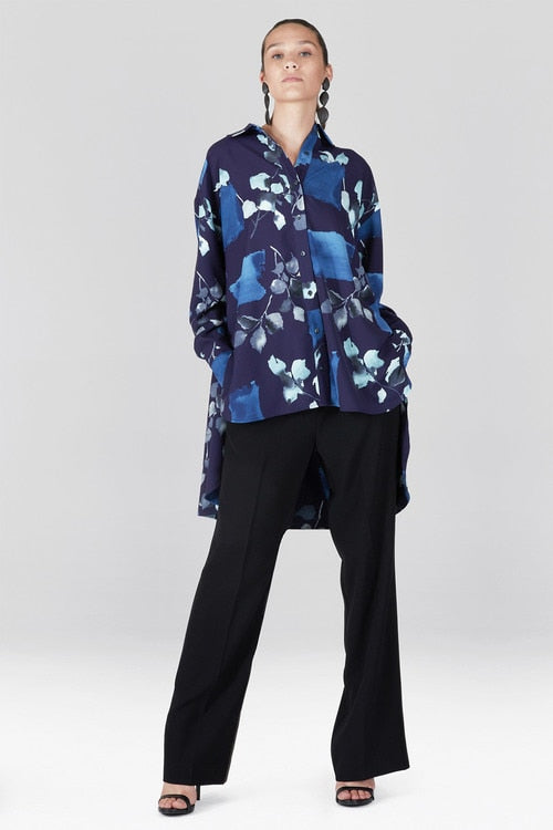 Zen Garden - Silky Soft Tunic - navy