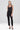 Solid Crepe Slim Ankle Pants - Black