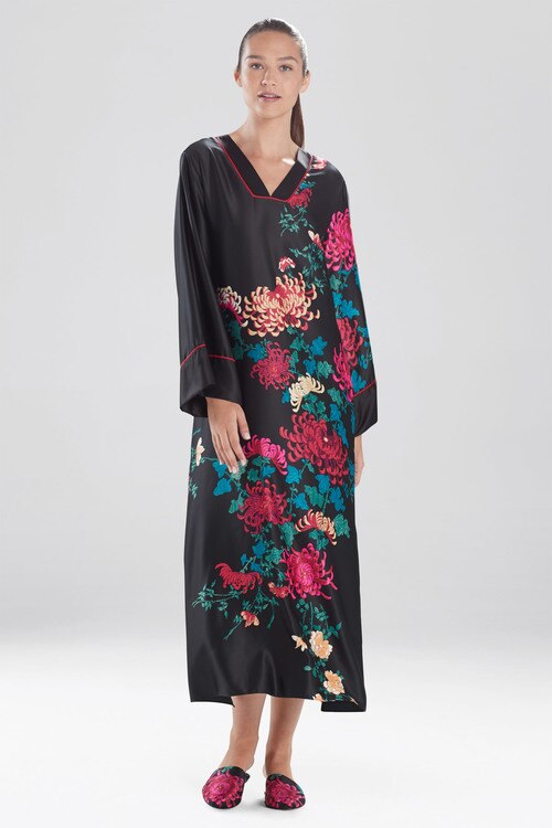 Chrysanthemum Caftan - black multi