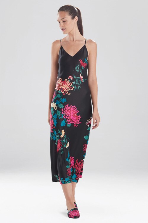 Chrysanthemum Gown - black multi