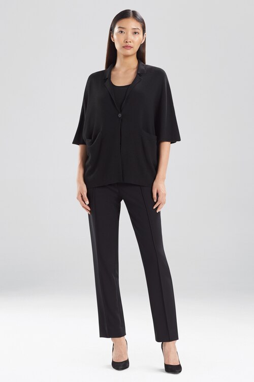 Milano Collared Sweater - Black