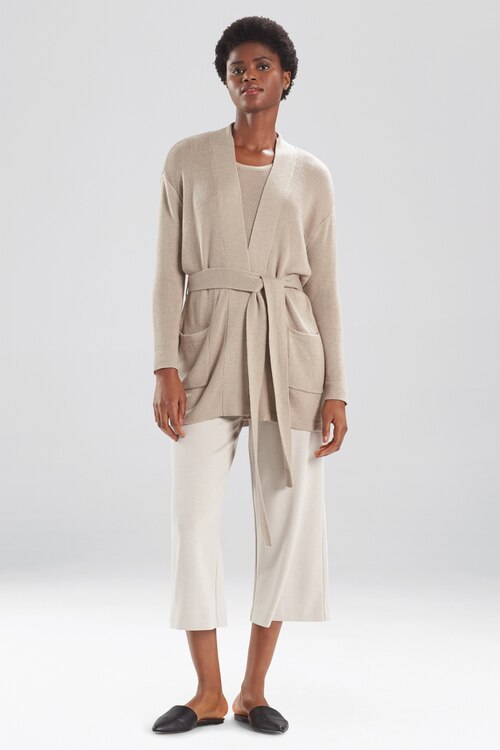 Osaka Belted Cardigan - sandstone