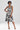 Aiko Printed CDC Knotted Tank Dress - Black