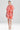 Aiko Printed CDC Caftan Dress - tangerine