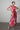 Aiko Printed CDC Mandarin Jumpsuit - tangerine