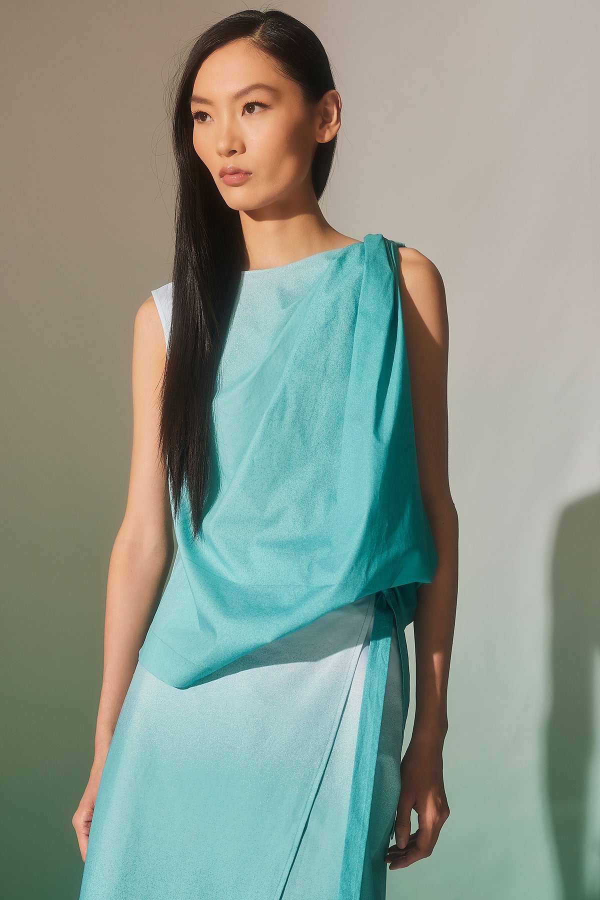Akari Cotton Origami Top