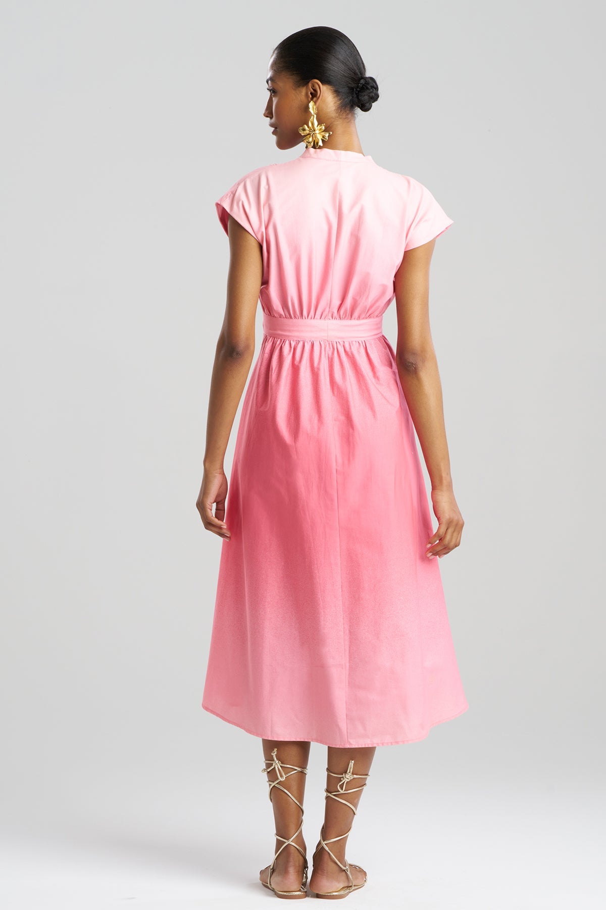 Akari Cotton Tie Front Dress