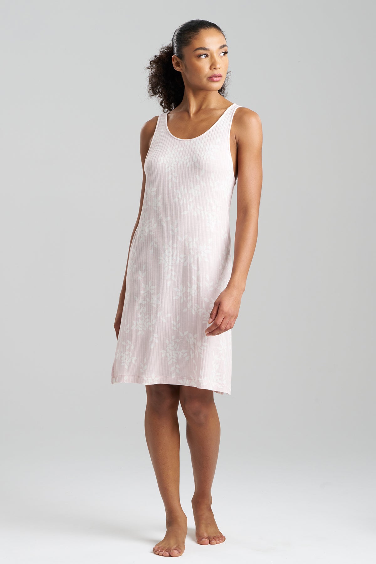 Aria Printed Rib Ease Chemise