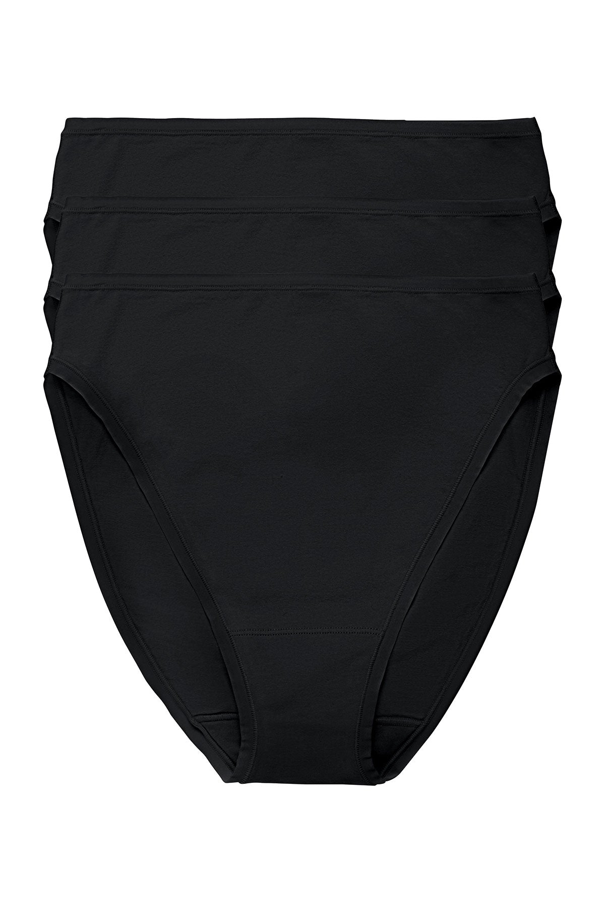 Bliss Bare Cotton High Cut Brief 3-Pack