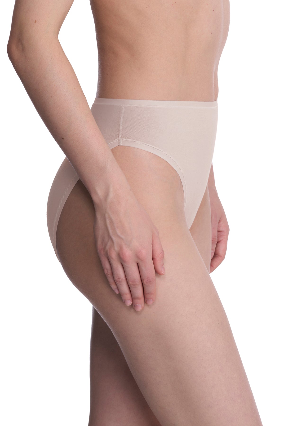 Bliss Bare Cotton High Cut Brief