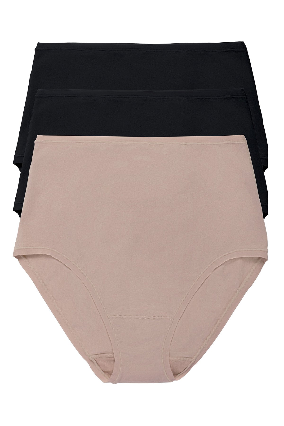 Bliss Bare Cotton High Waist Brief 3-Pack