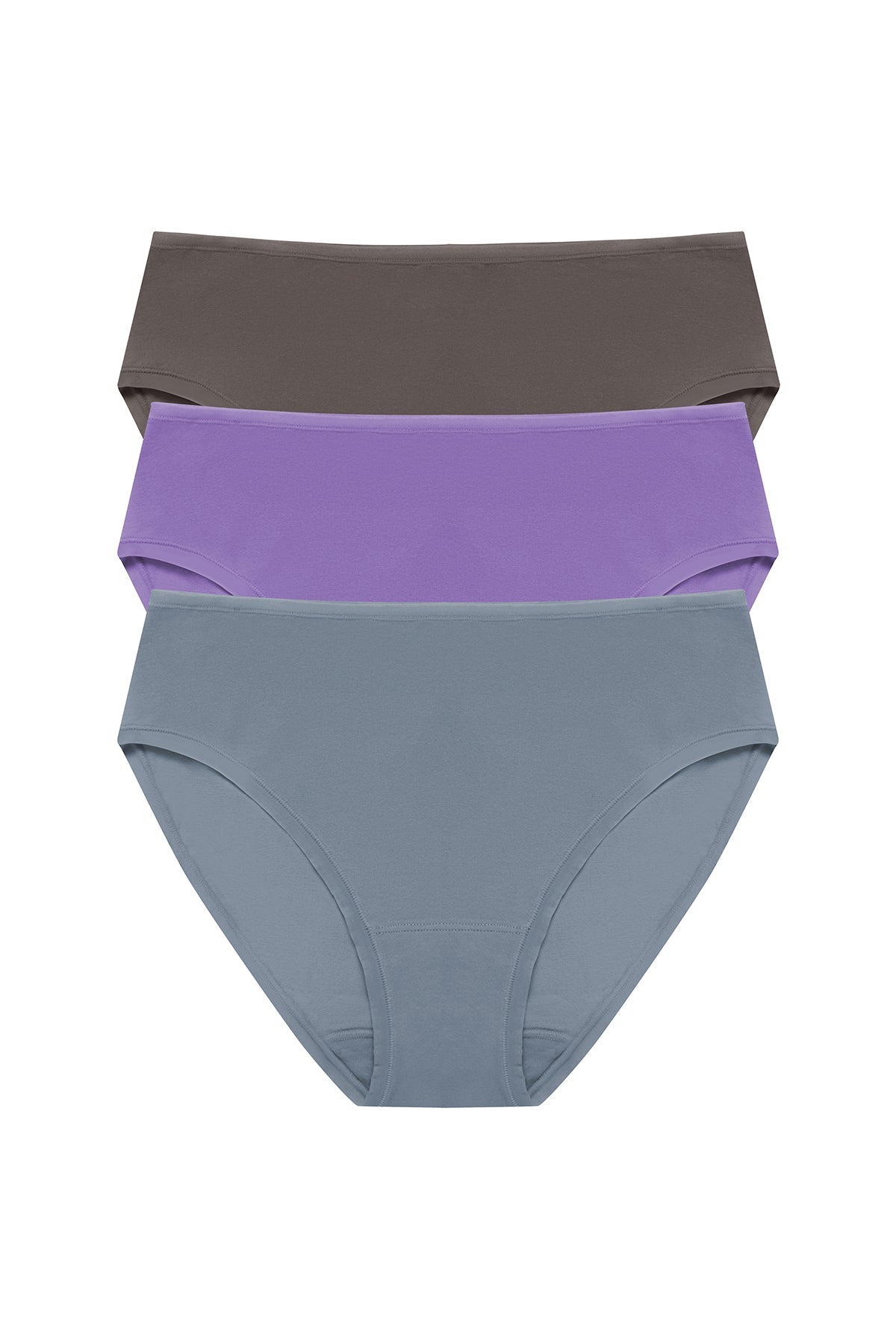 Bliss Bare Cotton Hipster 3-Pack - Country Blue/Violet Blue/Chrome