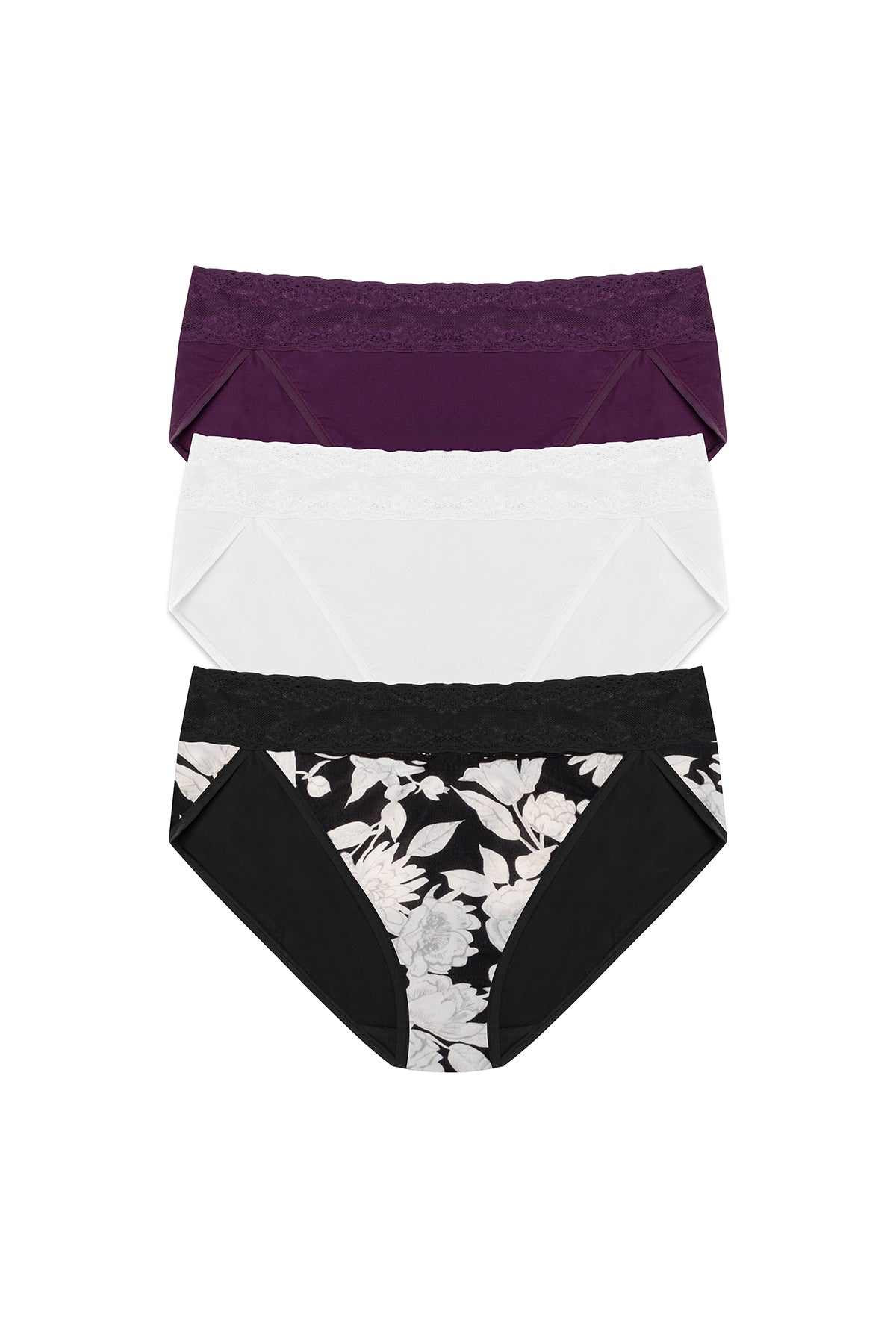 Bliss Perfection One Size French Bikini 3-Pack