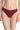 Bliss Perfection One-Size Thong 3-Pack - Dk Cherry/Vapor Stripe Print/Black