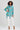 Chikayo-Obi Silk Oversized Shirt - aqua