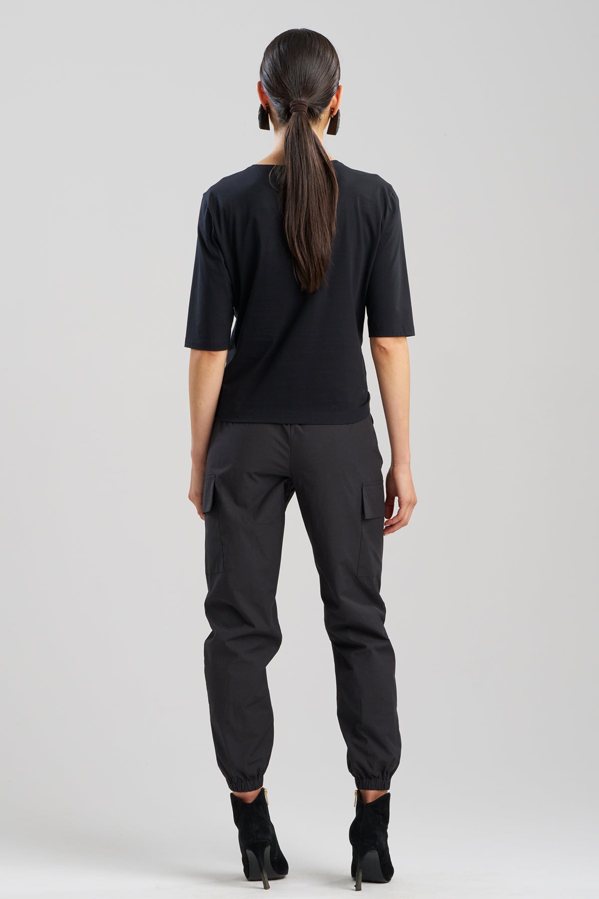 Cotton Jersey Embroidered T-Shirt