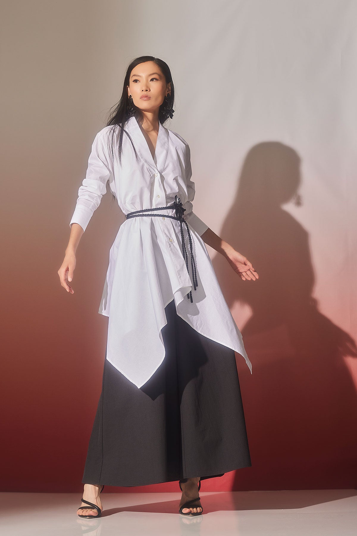 Cotton Poplin Handkerchief Tunic