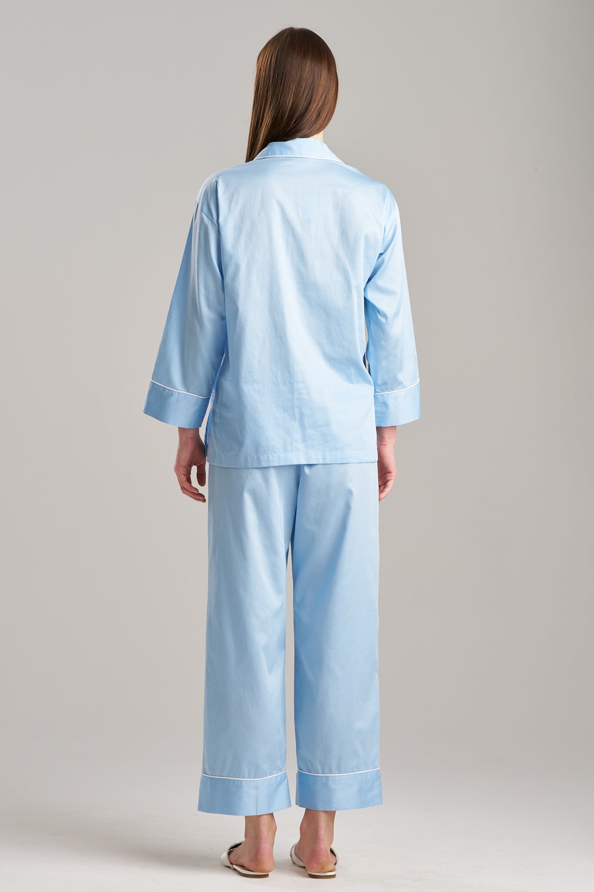 Cotton Sateen Essentials Notch PJ