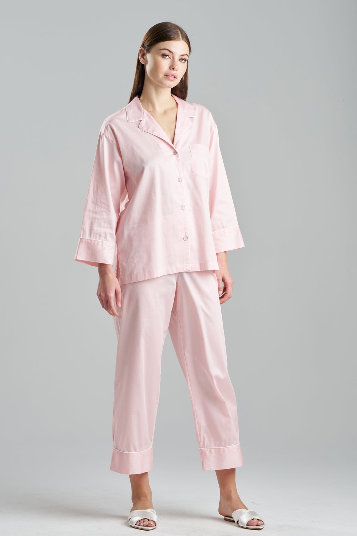 Cotton Sateen Essentials Notch PJ