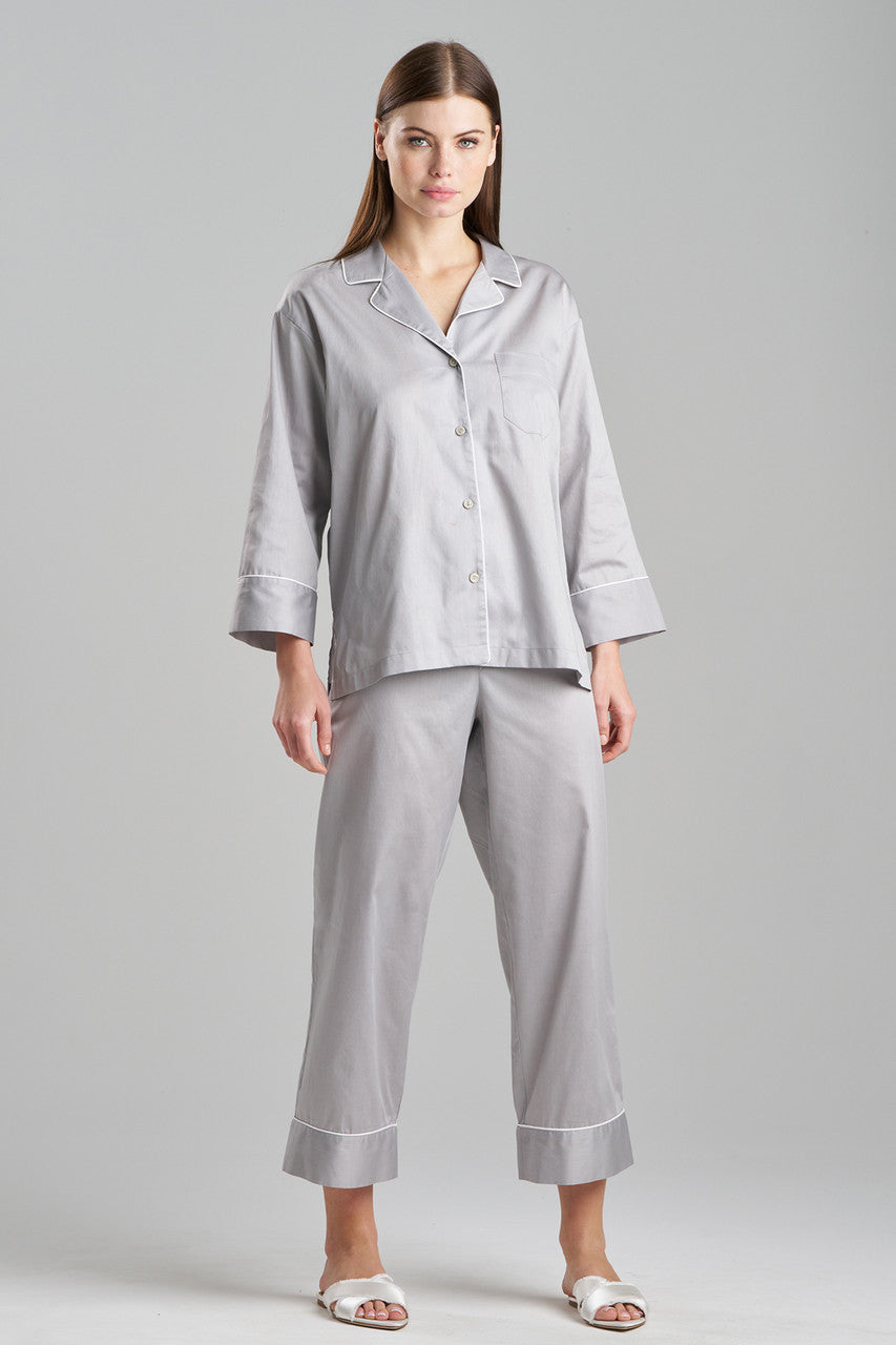 Cotton Sateen Essentials Notch PJ