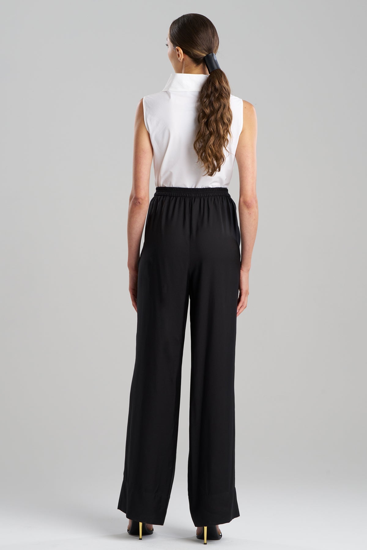 Cotton Silk Twill Trousers