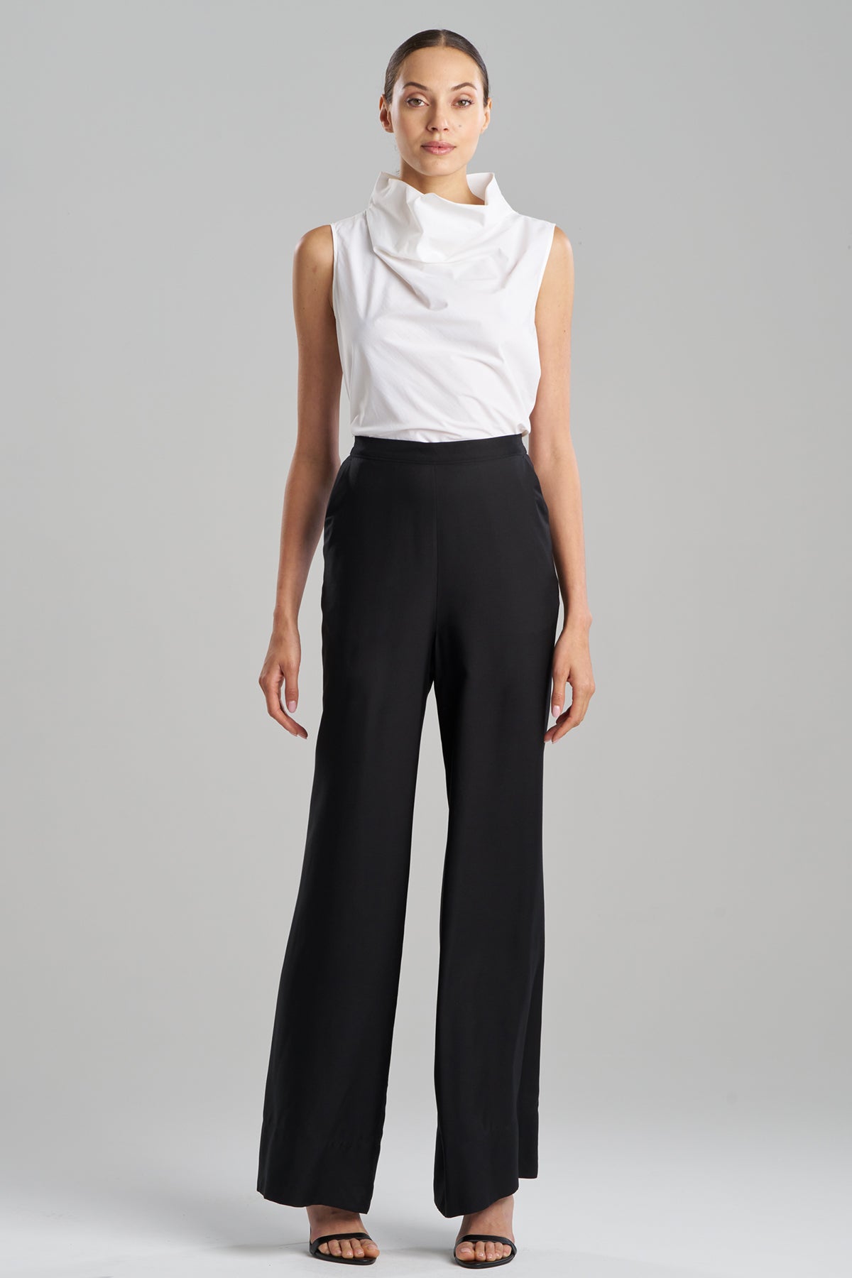 Cotton Silk Twill Trousers