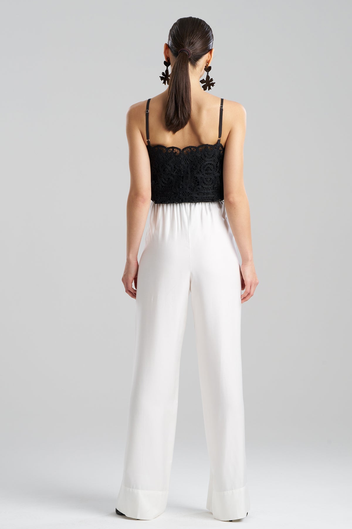 Cotton Silk Twill Trousers