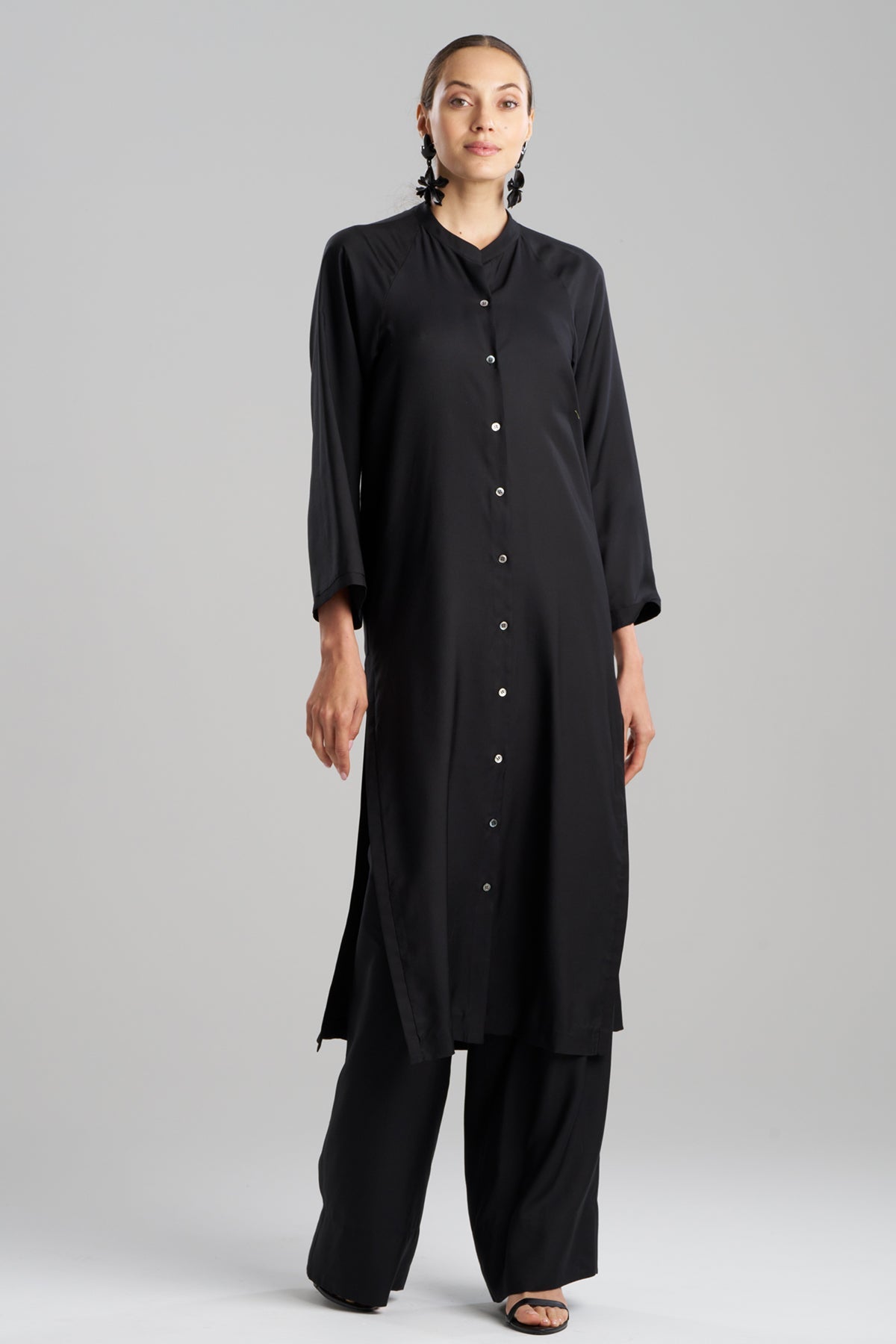 Cotton Silk Twill Tunic