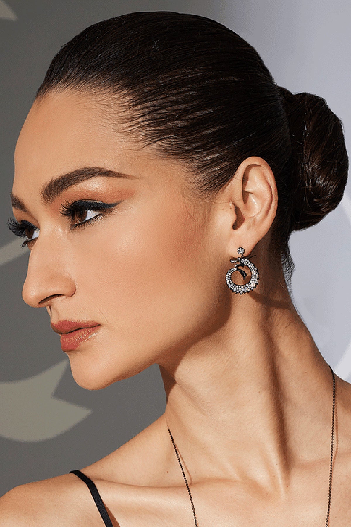 Dragon Lab-Grown Diamond Silver Drop Earrings