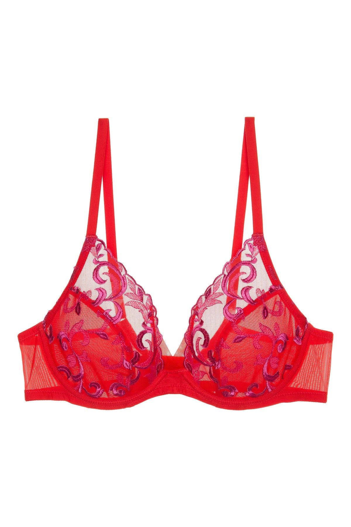 Embellished Underwire Bra