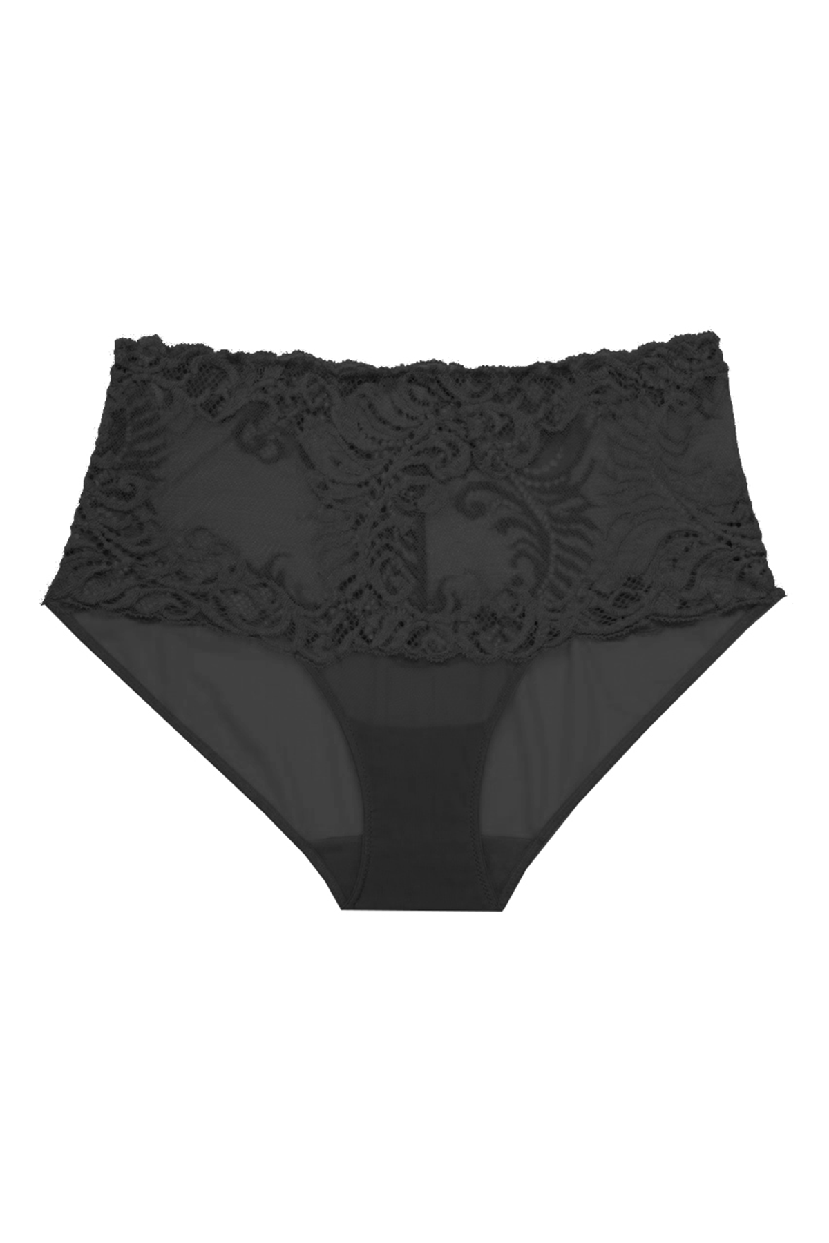 Feathers Girl Brief - black