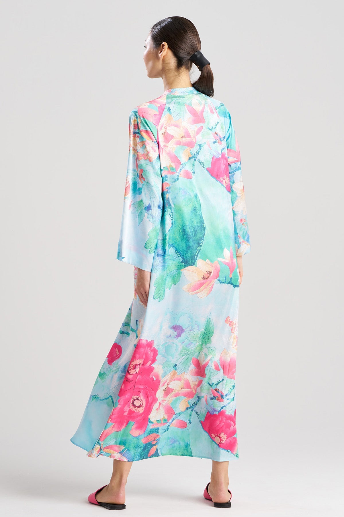 Floral Garden Zip Caftan