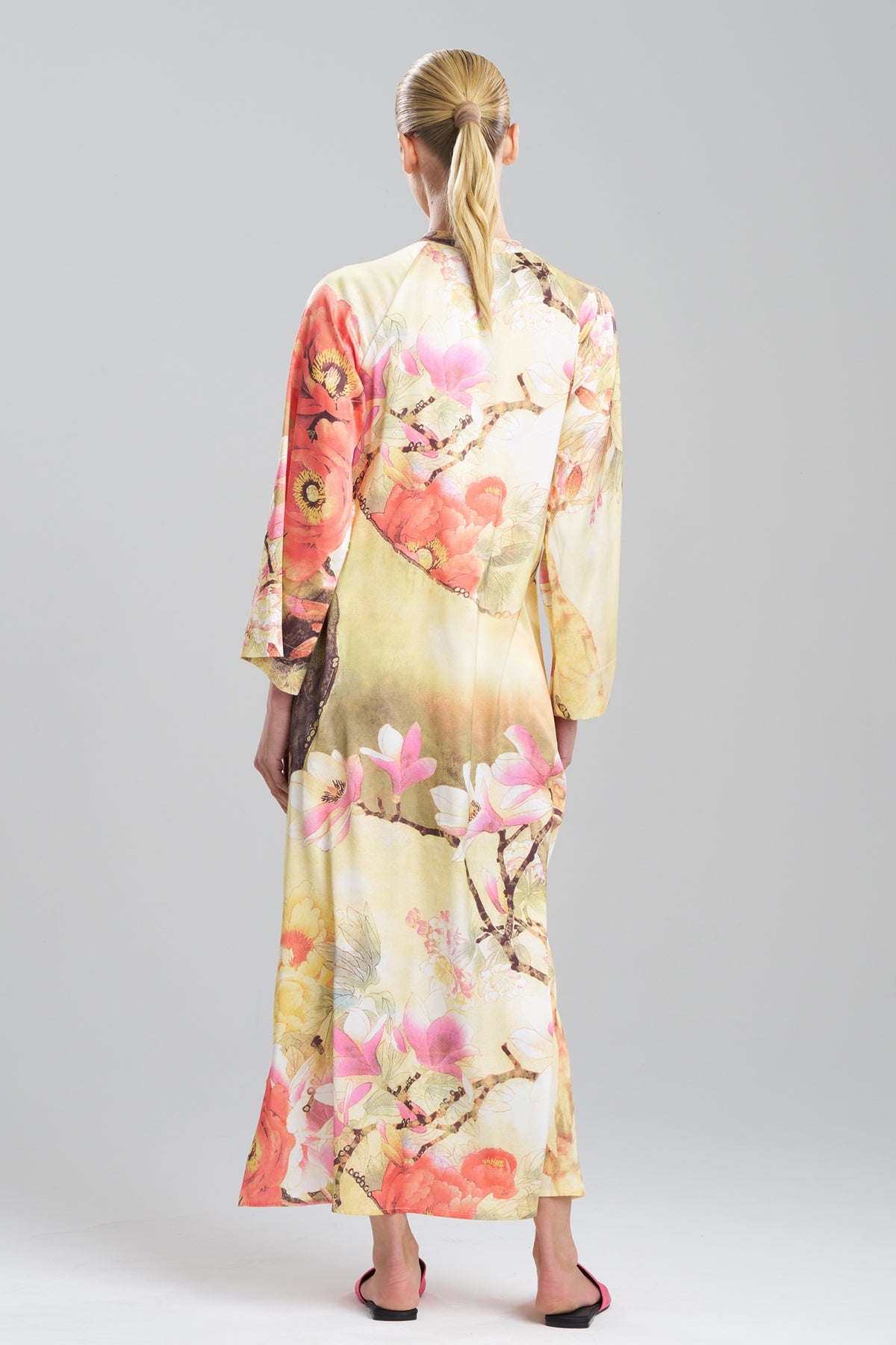 Floral Garden Zip Caftan