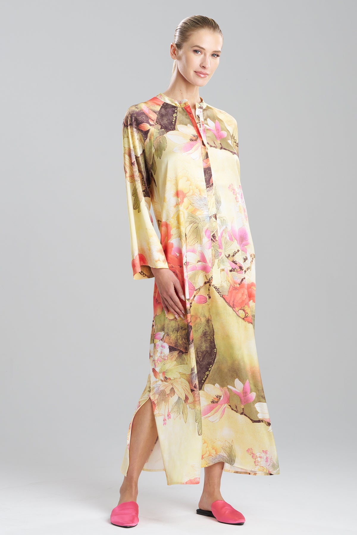Floral Garden Zip Caftan
