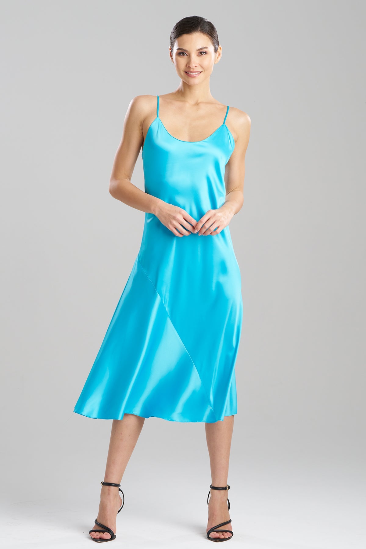 Glamour Scoop Neck Slip Dress